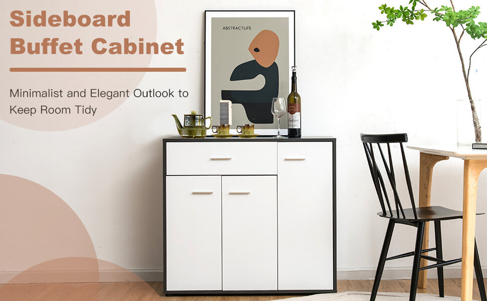 Buffet Sideboard Storage Cabinet