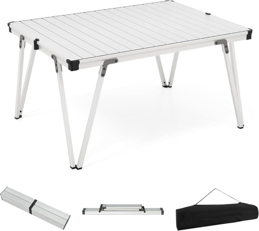 Folding Low Picnic Table Portable Camping Table with Storage Bag