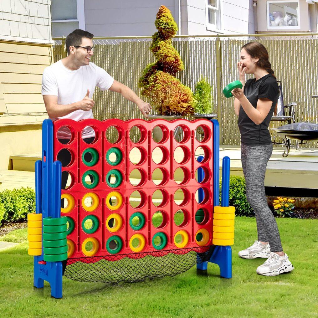 Giant 4 to Score Game Set for Indoors & Outdoors