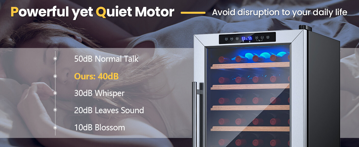 freestanding wine fridge