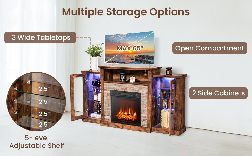 multiple storage space