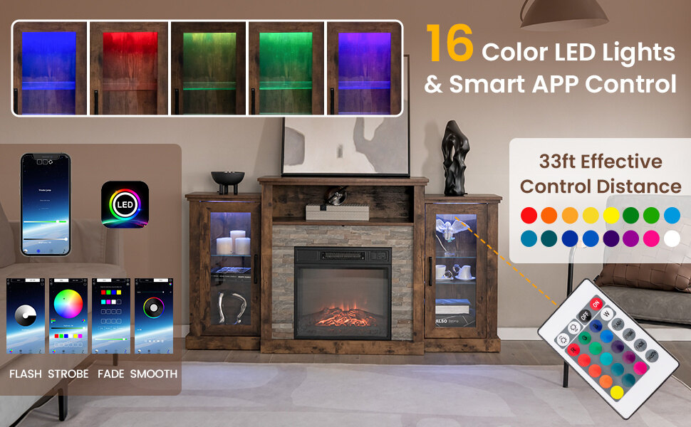 16-color LED lights