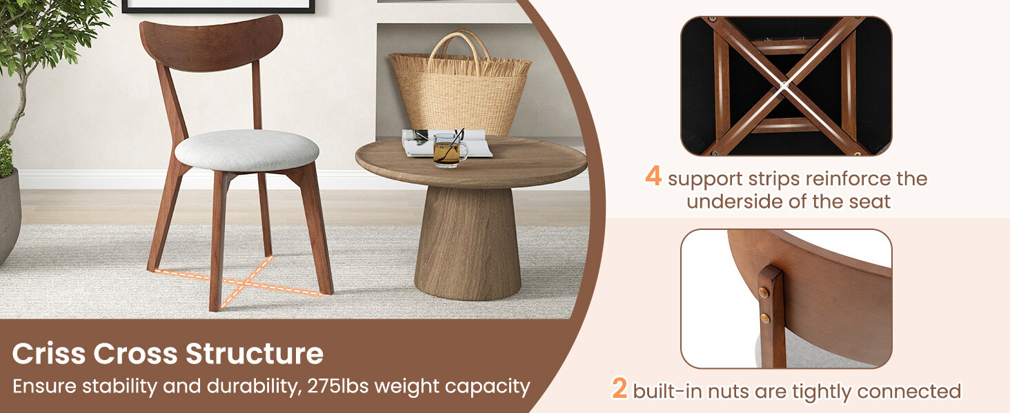 wooden dining chairs