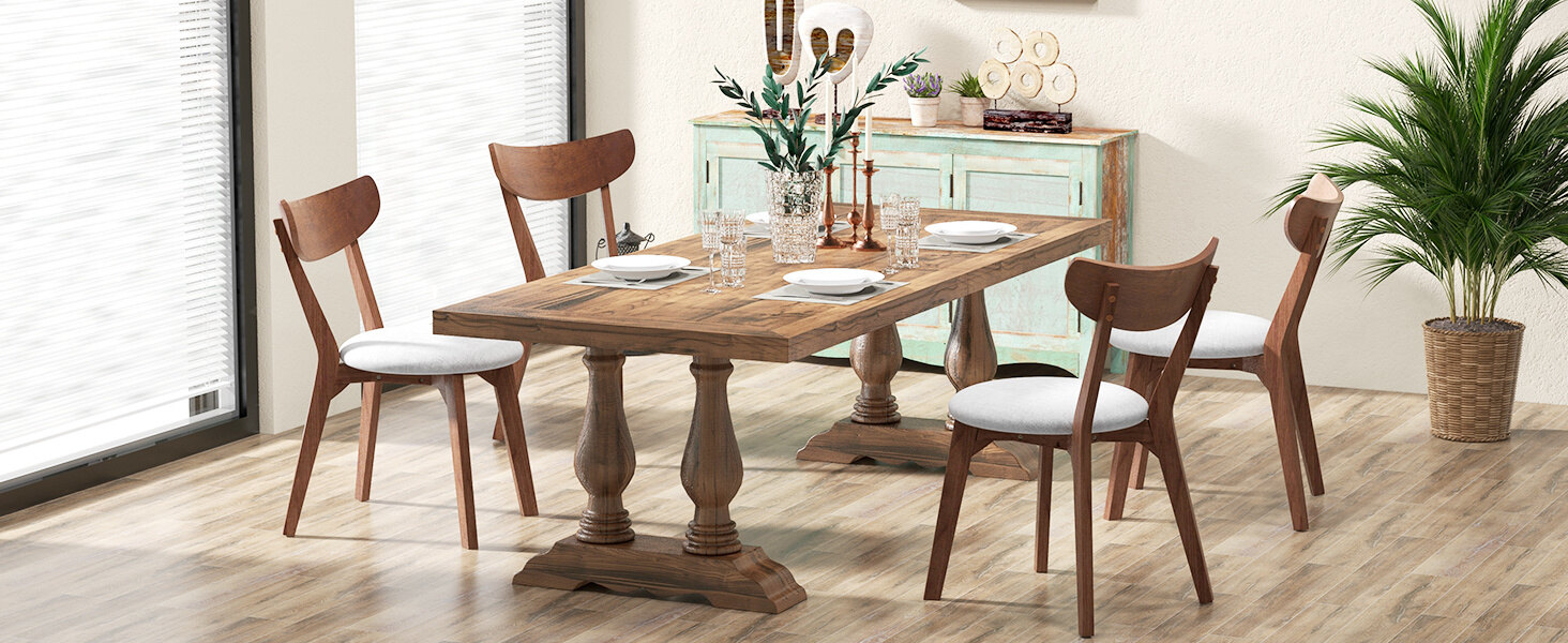 wooden dining chairs