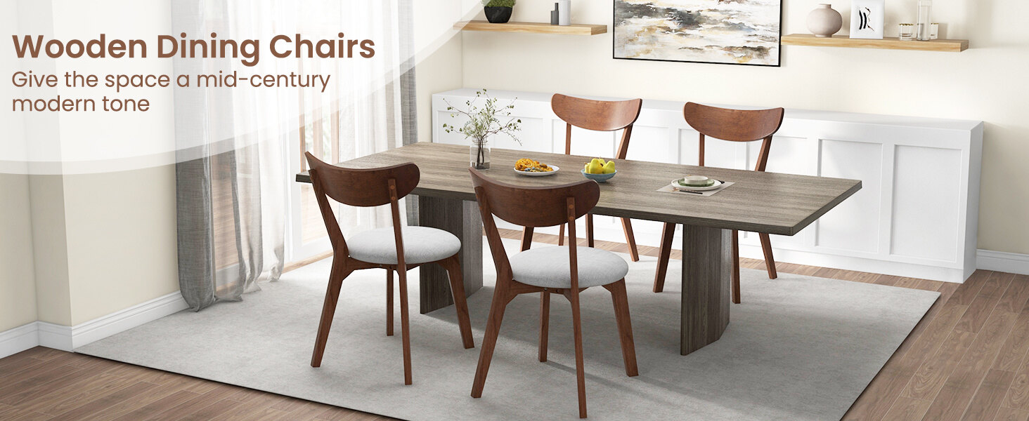 wooden dining chairs