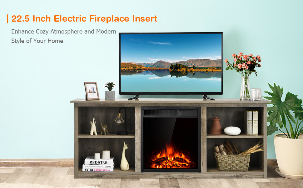 22.5 inch electric fireplace