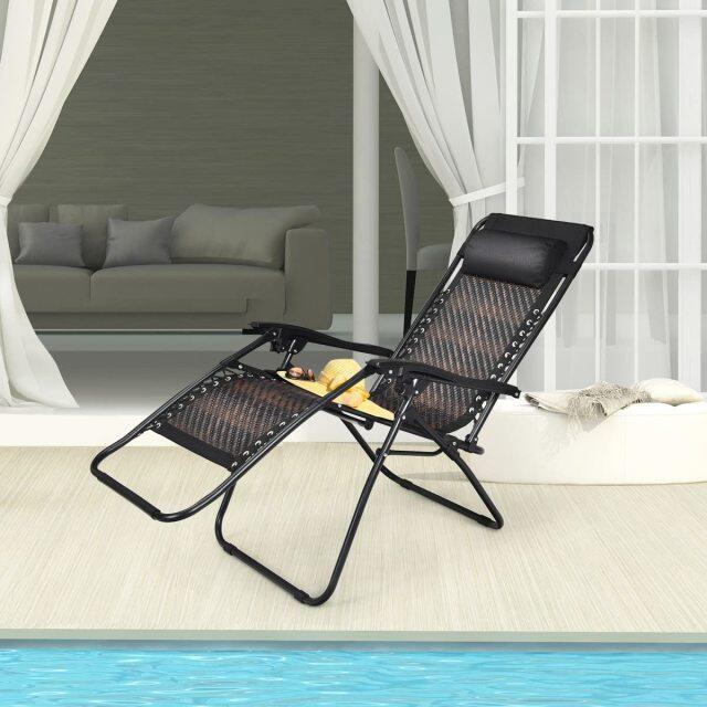 1/2PCS Zero Gravity Lounge Chairs