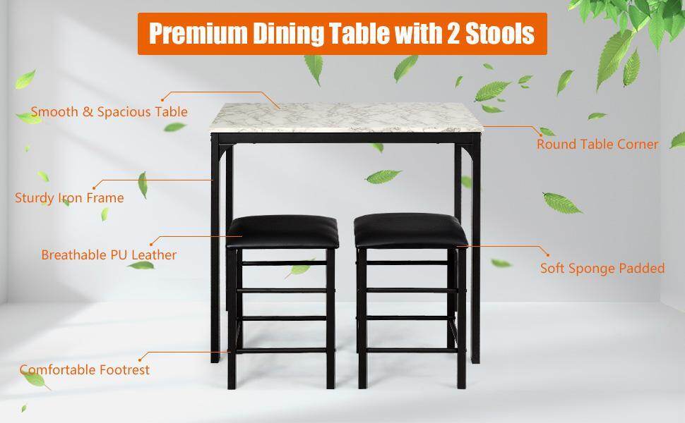 3pcs kitchen dining set