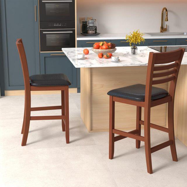 Counter Height Bar Stool Set of 2/4 25.5” Kitchen Island Stool