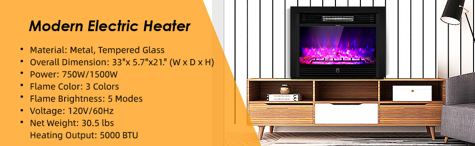 electric fireplace