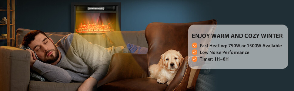 electric fireplace