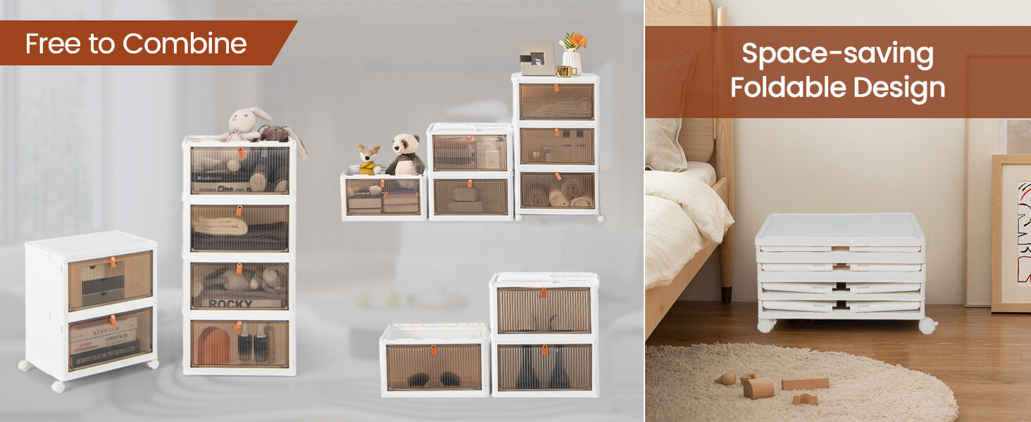 storage bins with lid