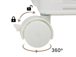 storage bins with lid