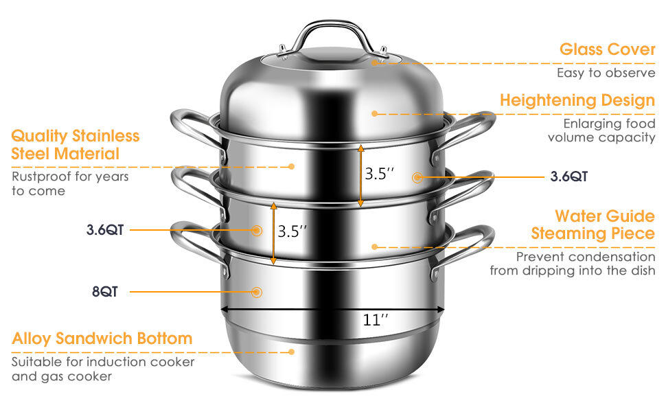 Stainless Steel Steamer