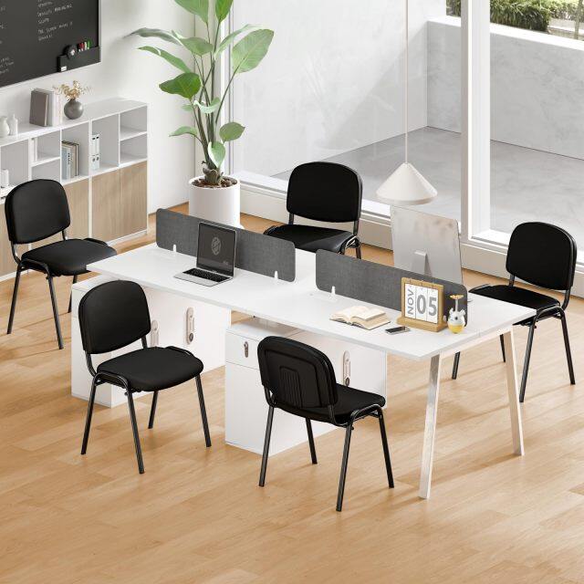 Guest Reception Chairs Set of 5/10 Stackable Conference Chairs