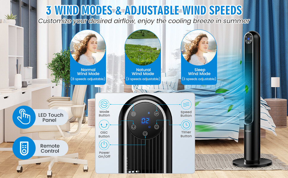 Tower fan
