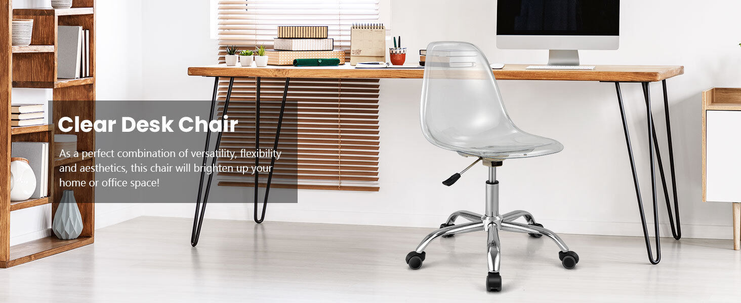 clear office chair