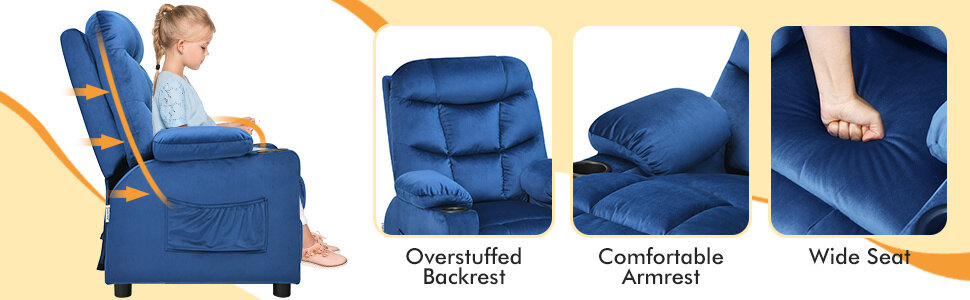kids recliner chair