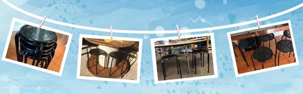 Stackable Metal Stool