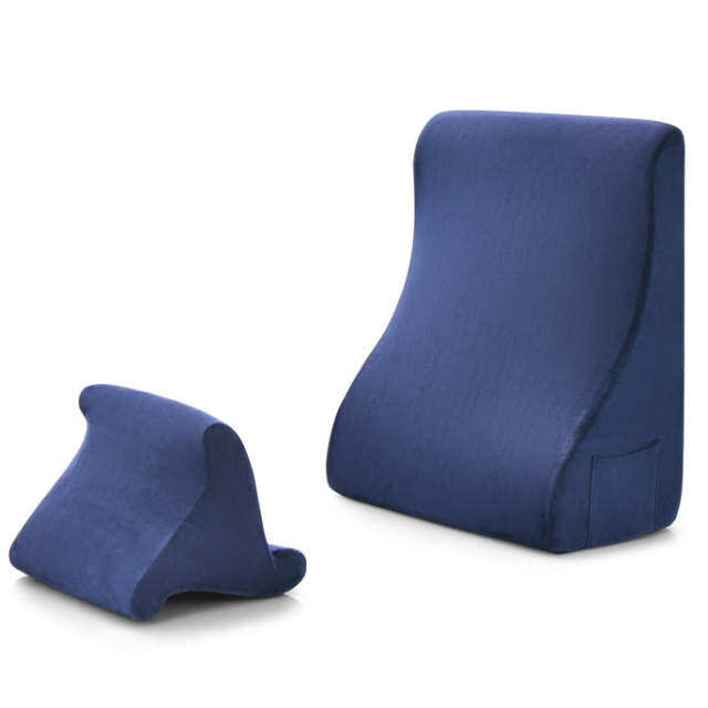 Soft Wedge Pillow for Neck Back Leg Support