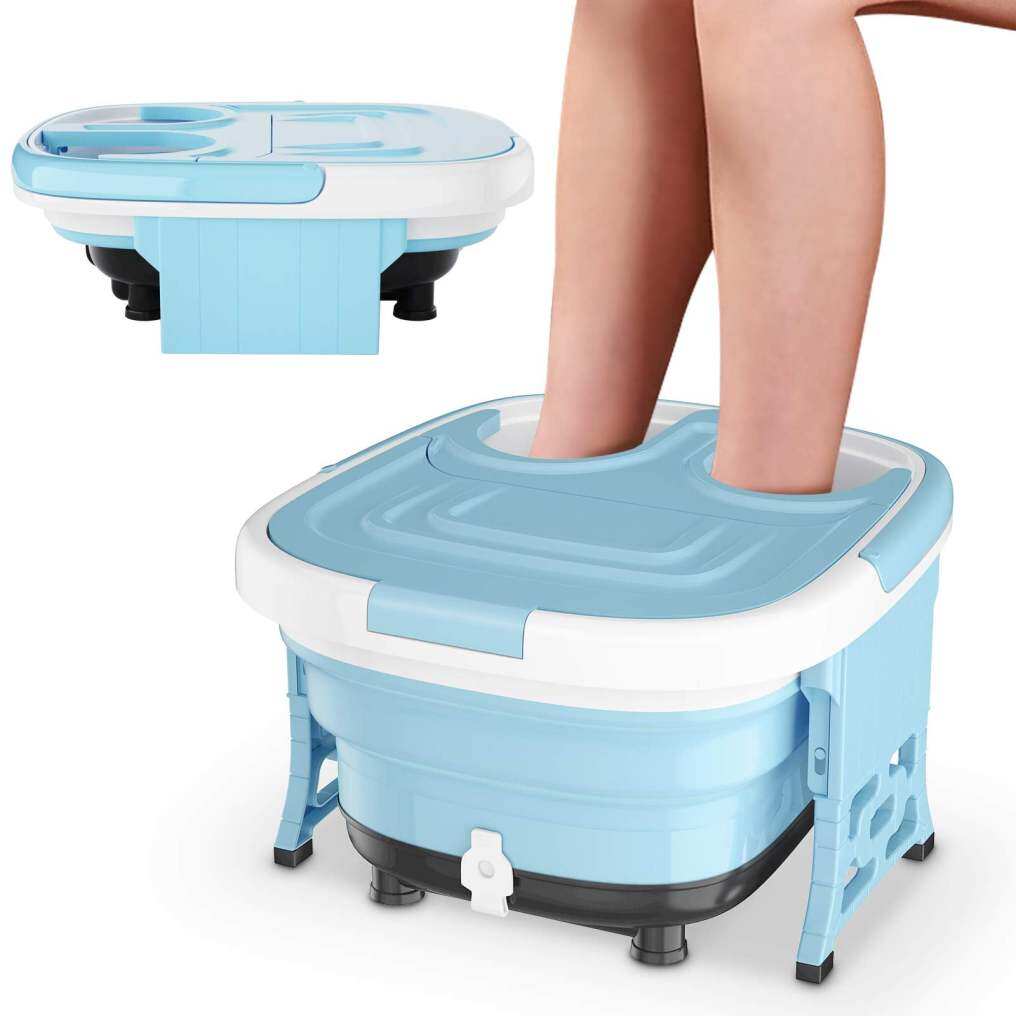 Collapsible 6 in 1 Foot Spa/Bath Massager with Time & Temperature Settings