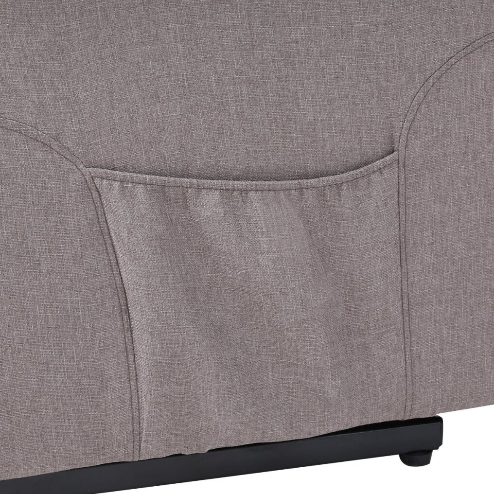 Komfott Electric Power Lift Chair Recliner Sofa Chair, with Fabric Padded Seat