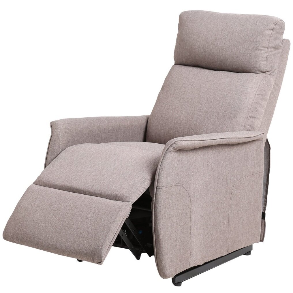 Komfott Electric Power Lift Chair Recliner Sofa Chair, with Fabric Padded Seat