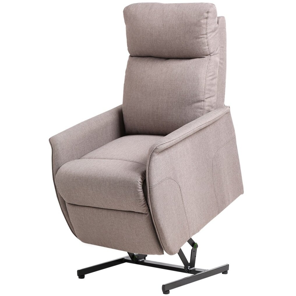 Komfott Electric Power Lift Chair Recliner Sofa Chair, with Fabric Padded Seat
