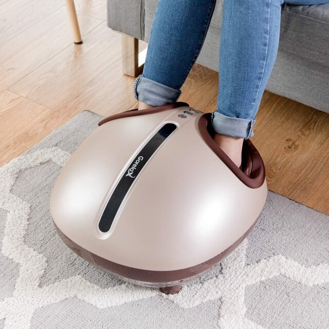 Shiatsu Foot Massager Machine with Deep-Kneading Air Compression & Heat