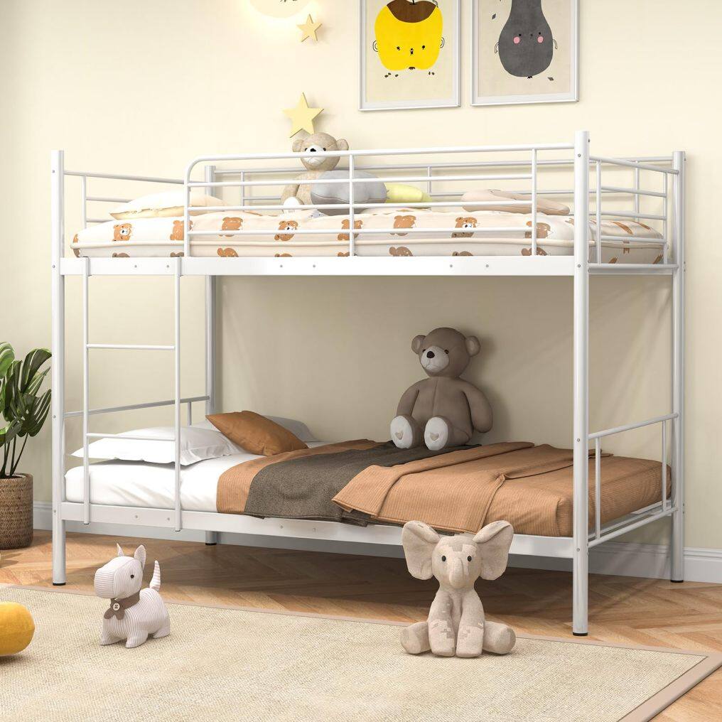 KOMFOTT Metal Twin Over Twin Bunk Bed