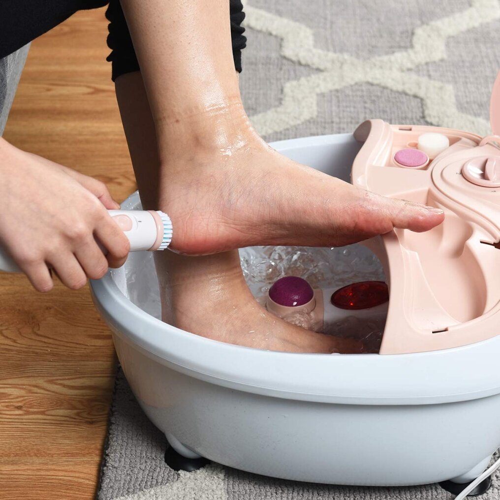 Foot Bath Massage with a Handle Callous Remover