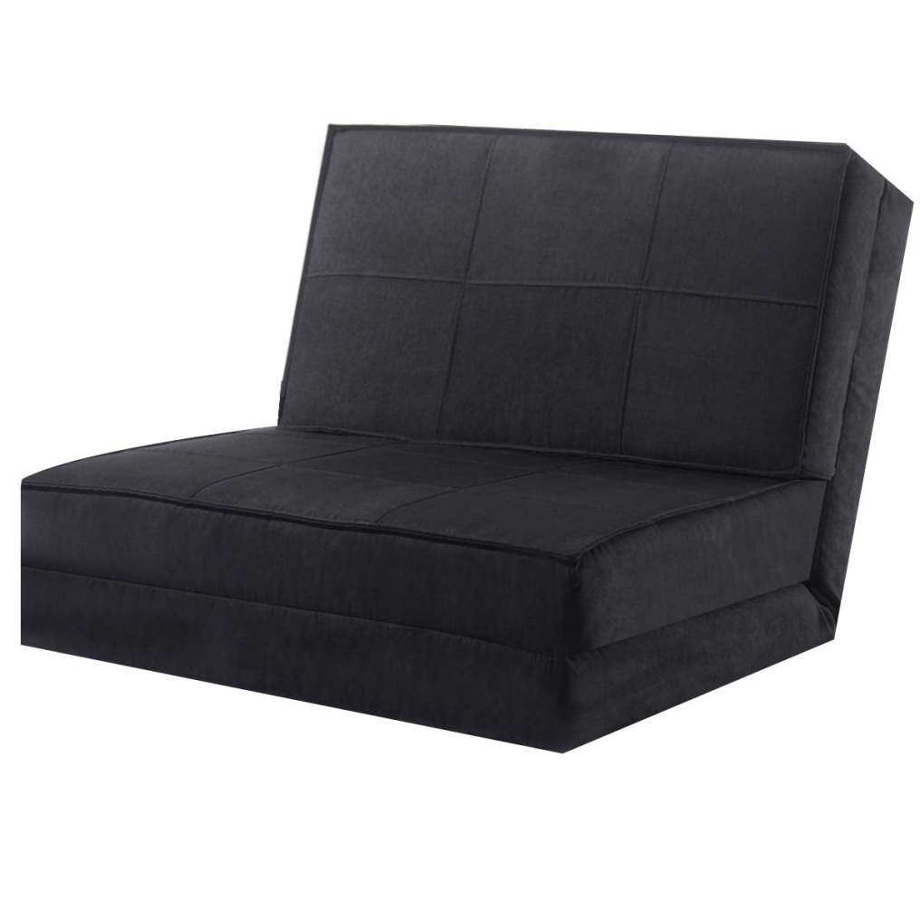 5-Position Adjustable Triple Fold Down Floor Sofa Bed
