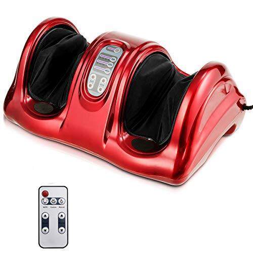 Electric Shiatsu Foot Massager w/Remote and 4 Massage Modes