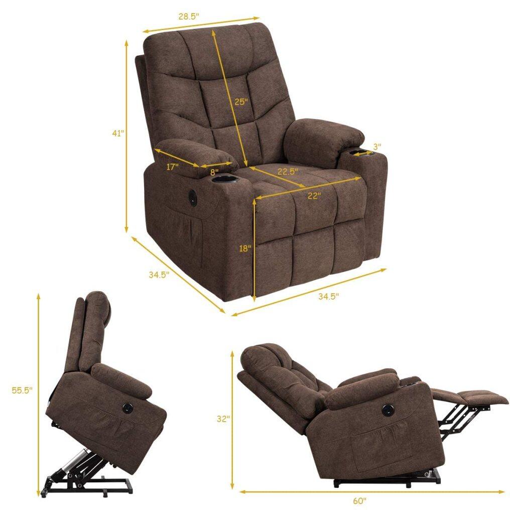 Komfott Power Lift Chair Electric Recliner Sofa for Elderly