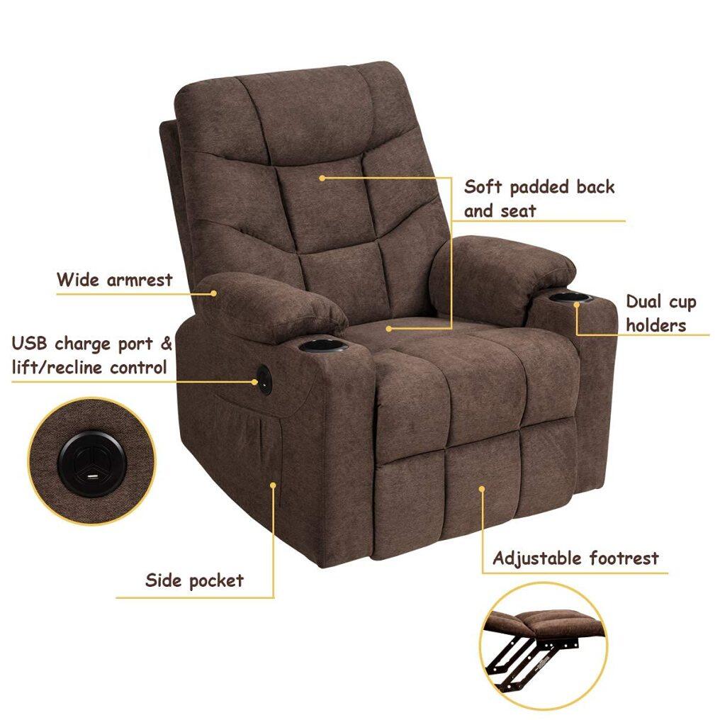 Komfott Power Lift Chair Electric Recliner Sofa for Elderly