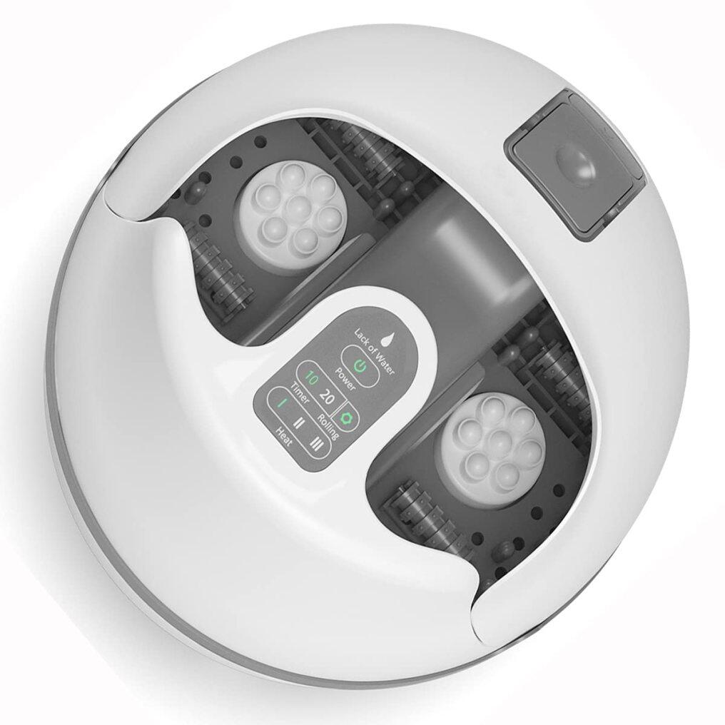 Steam Foot Sauna Massage Machine w/Pedicure Massage Rollers