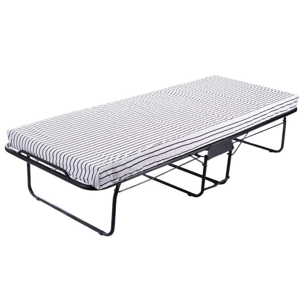 75" x 31" Folding Guest Bed with Foam Mattress