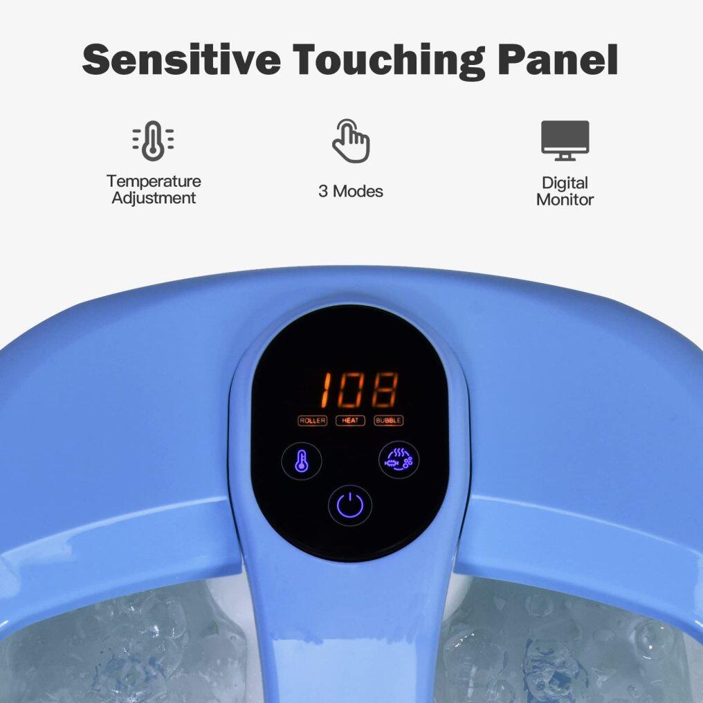 Foot Spa Bath Massager with Automatic Massage Rollers