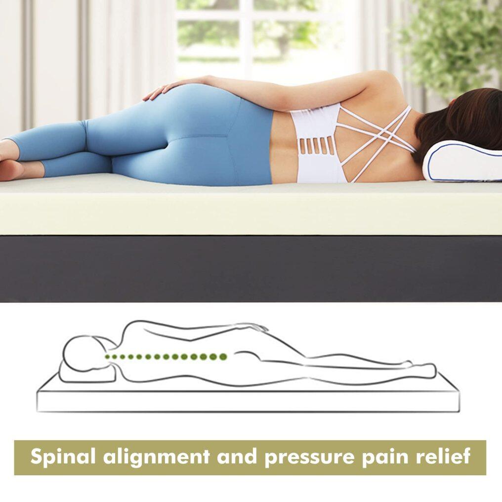 KOMFOTT Twin Mattress Topper, Ventilated Memory Foam Mattress Topper for Twin Size Bed, 3 Inch