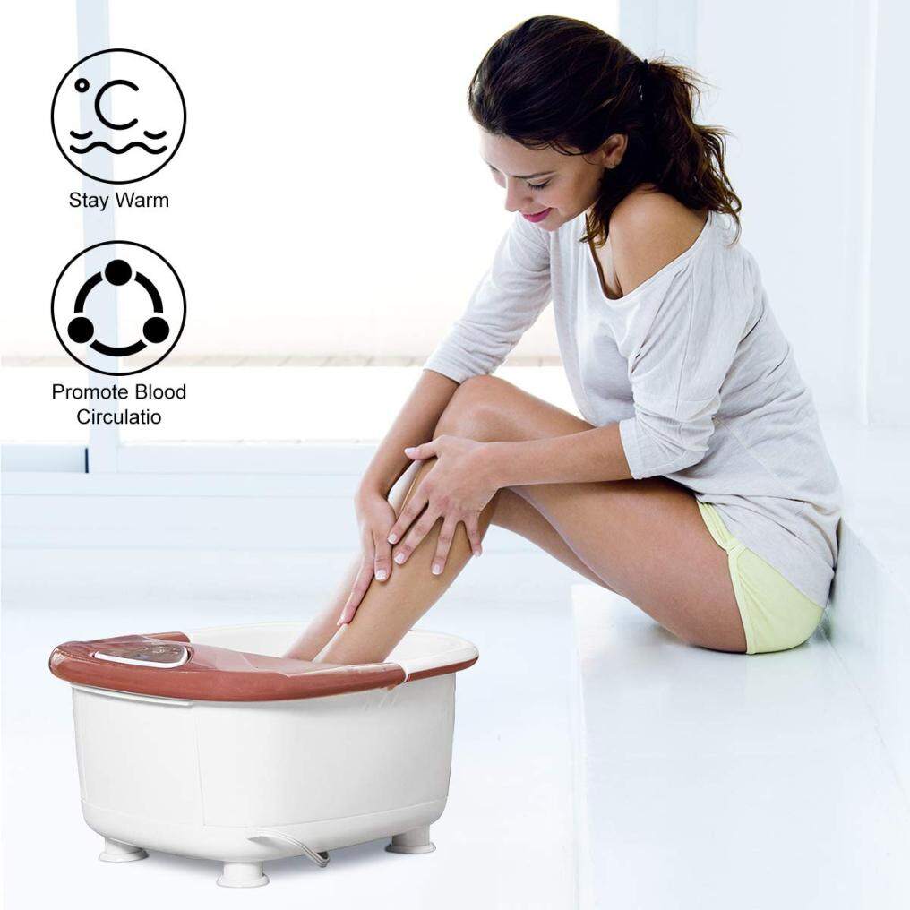 Pedicure Foot Massage Tub with 4 Massage Rollers for Salon or Home Use