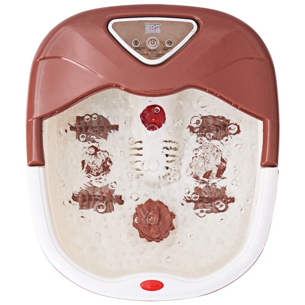 Pedicure Foot Massage Tub with 4 Massage Rollers for Salon or Home Use