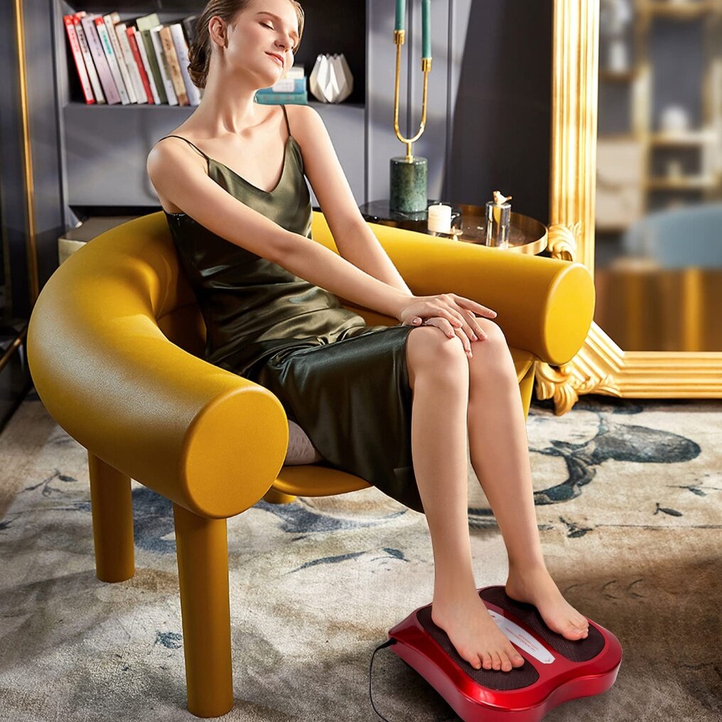Shiatsu Foot Spa Massager with Infrared Heating & 18 Massage Nodes