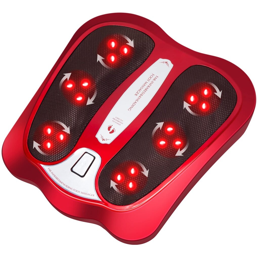 Shiatsu Foot Spa Massager with Infrared Heating & 18 Massage Nodes