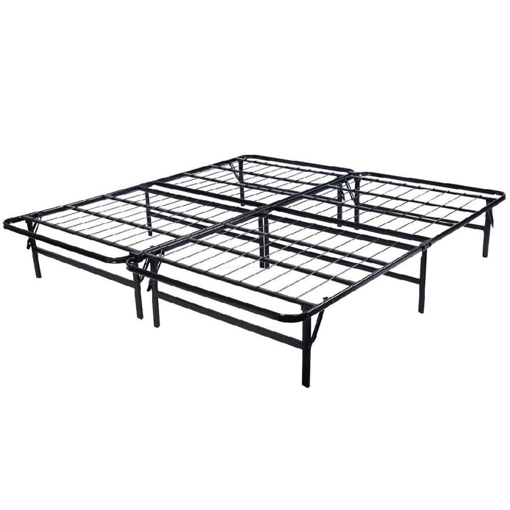 Platform Metal Bed Frame Mattress Foundation 5 Size Box Springs