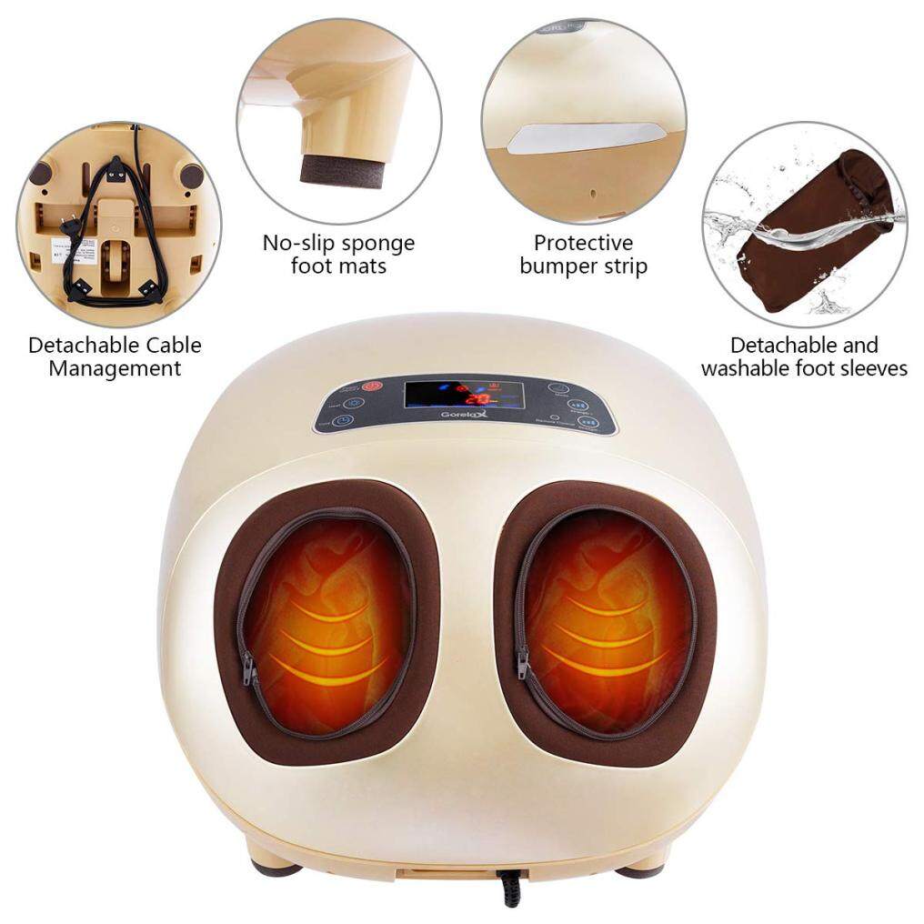 Air Compression Foot Massager with 5 Massage Modes Fit for Big Feet