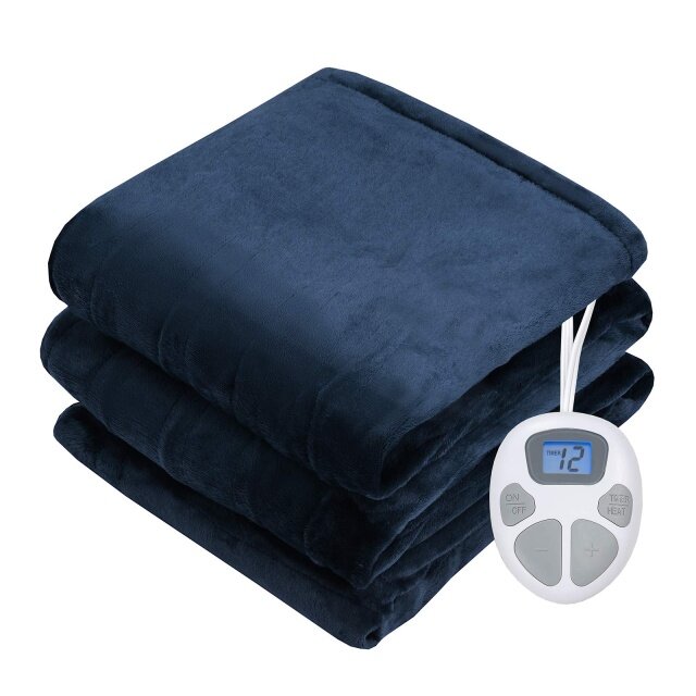 Electric Heated Blanket, Flannel Electric Blanket Throws,Fast Heating ETL Certification & Machine Washable Design