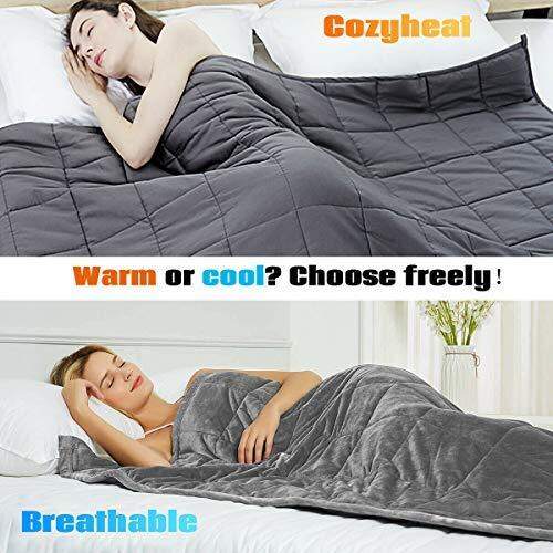 Premium Weighted Blanket 15lbs |60"x80"| Queen Size