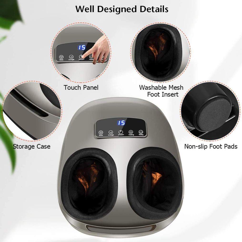 Electric Shiatsu Foot Massager Machine with Deep Kneading & 3 Massage Modes