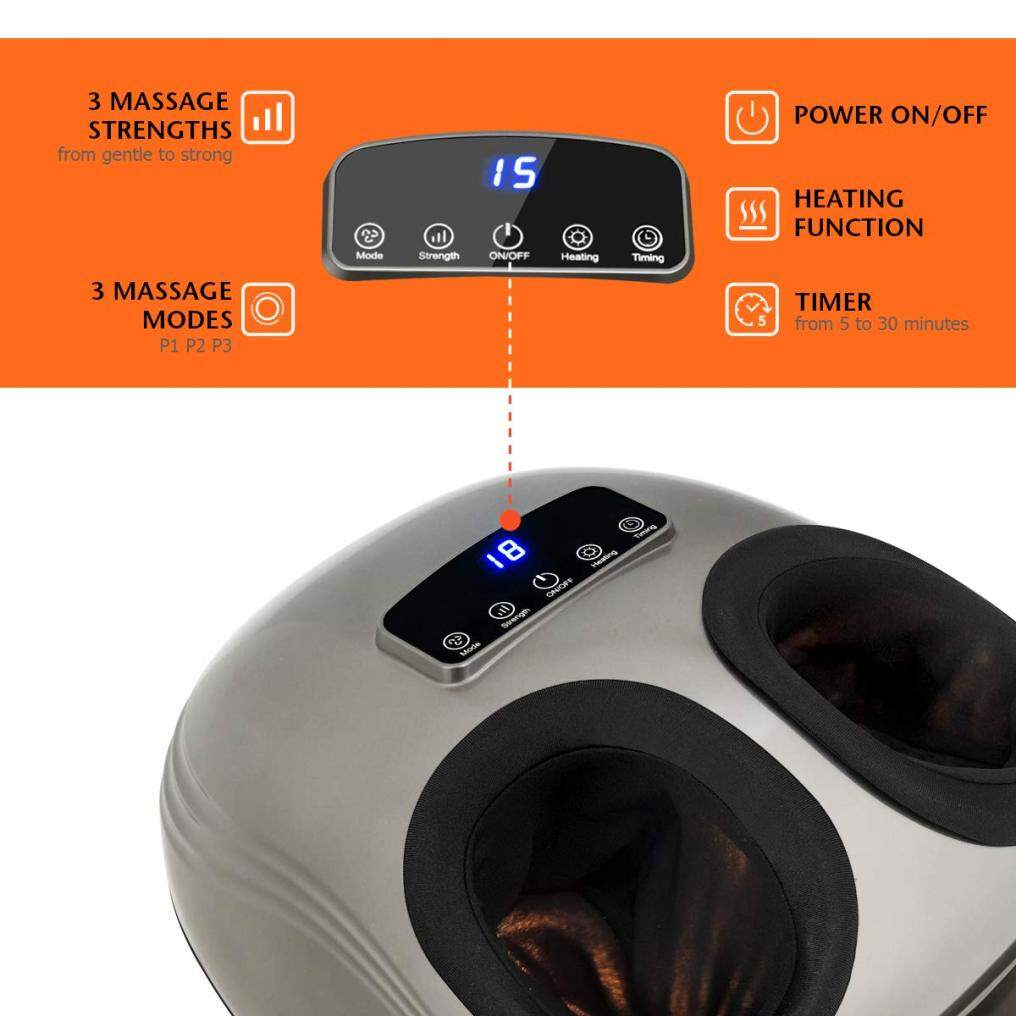 Electric Shiatsu Foot Massager Machine with Deep Kneading & 3 Massage Modes