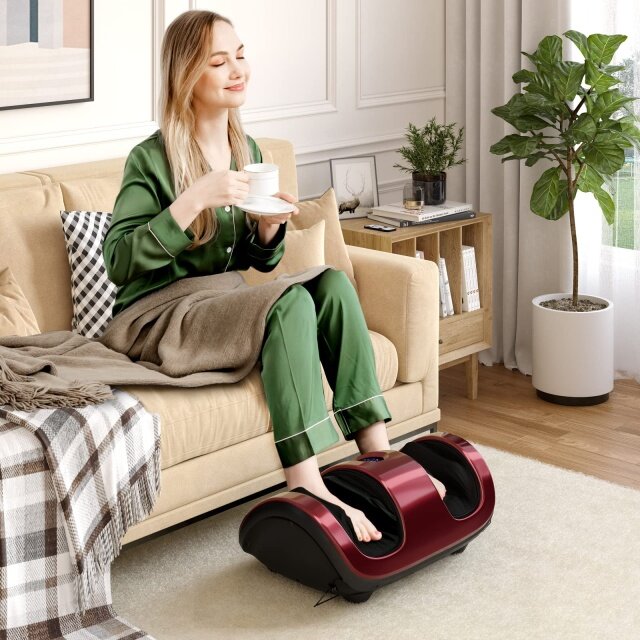 Kneading & Rolling Feet/Leg/Calf/Arm/Ankle Massage with LCD Screen